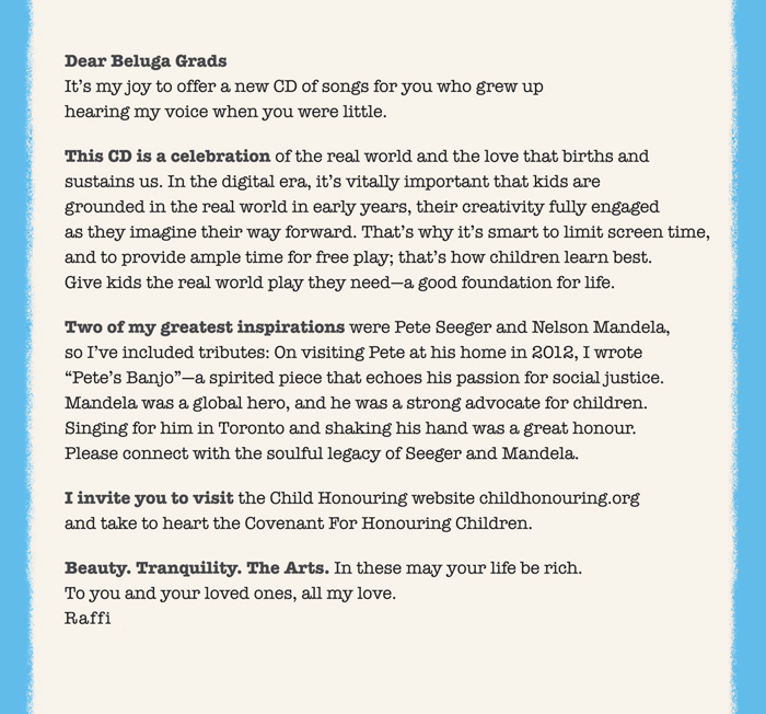 Dear Beluga Grads (letter)